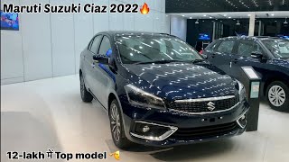 2022 Ciaz Alpha Top model  All features  On road price  marutisuzuki nexa ciaz2022 [upl. by Eiuqnimod]