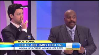 News Today  Justin Timberlake Jimmy Fallon Score Big on Saturday Night Live [upl. by Thamos]