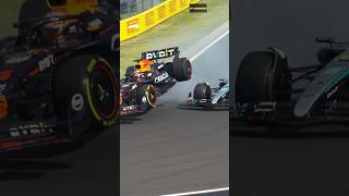 Verstappen and Hamilton COLLIDE 💥 [upl. by Dedra]