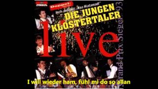 Die Jungen Klostertaler  quotFürstenfeldquot live LyricsText [upl. by Eimmaj]