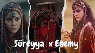 SÜREYYA X ENEMY 🗡 Süreyya Action scene ⭐️ Sultan Salahuddin Ayyubi  Salahuddin x Surayya [upl. by Dnivra]