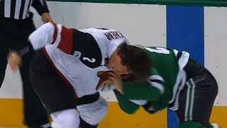 Roussel amp Schenn engage in hilarious punchless fight [upl. by Ennaitsirk]