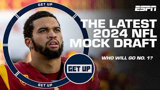 🚨 2024 NFL Mock Draft Alert 🚨  Get Up [upl. by Bernadina]