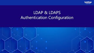 LDAP Configuration Authentication [upl. by Sanson446]