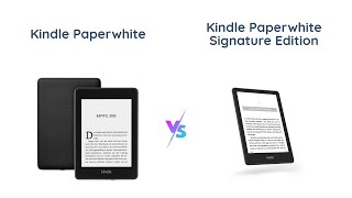 Kindle Paperwhite 2018 vs Kindle Paperwhite Signature Edition 2021  Which is the Best [upl. by Derrej90]