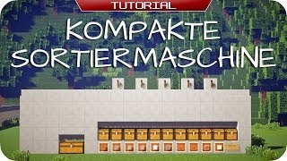 Kompakte Sortiermaschine  Minecraft Tutorial DE HD [upl. by Elery349]