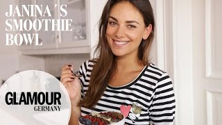 Frühstück mit Janina Uhse I healthy Smoothie Bowl I Superfood schnell gesund amp lecker 😋 [upl. by Latham]