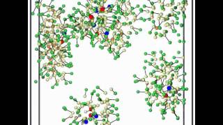 DPD simulation of metabolic reaction [upl. by Lin]