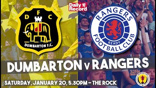 Dumbarton v Rangers preview with live stream and kick off details for the Scottish Cup game [upl. by Dub]