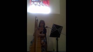 Wedding Harpist Brenda Grealis GIFT OF A THISTLE Braveheart Theme Tune [upl. by Goldarina]