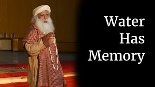 Water Has Memory  Sadhguru at IIT Madras Part V [upl. by Ylrrad]