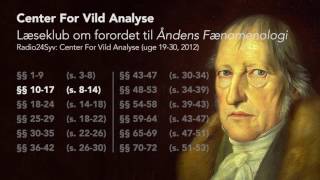 Forordet til Åndens Fænomenologi Center for Vild Analyse [upl. by Ettena988]