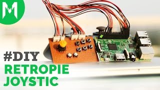 DIY Joystick wtih tactile switches for Retropie [upl. by Nylleoj790]