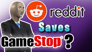 Did Reddit save Gamestop  Gamestop stock explained for beginners [upl. by Hahcim451]