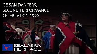 Geisan Dancers Second performance Celebration 1990 I Sealaska Heritage [upl. by Sirmons]