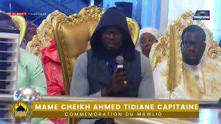 🔴Lintervention de Mame Cheikh Ahmed Tidiane SY Capitaine  Mawlid 2024 [upl. by Paola972]