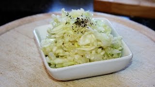 REZEPT SCHNELLER KRAUTSALAT  schnell und einfach selber machen [upl. by Nahaj546]