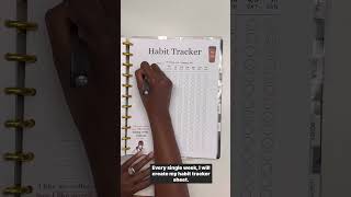 Using My Habit Tracker organizedlife habits [upl. by Katleen64]