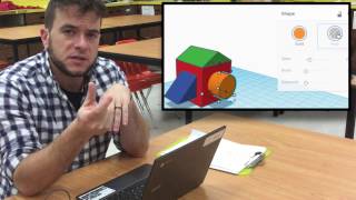 TinkerCAD 6 Making Holes and Grouping Shapes [upl. by Anyrb727]