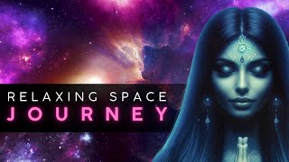 CALM MUSIC on a relaxing space JOURNEY  30 min Sleep Music [upl. by Vikki940]