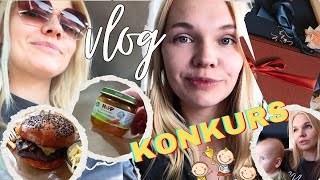 💛KONKURS 💛na 900 subskrypcji🥳vlog Co robiliśmy w Warszawie 🍔 Rozszerzamy dietę👶Placki na kefirze 😍 [upl. by Hayes]