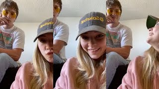 Madelyn Cline and Drew Starkey’s full instagram livestream 5620 [upl. by Hortensa]