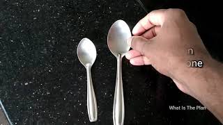 Difference between teaspoon and tablespoon table spoon tea spoon difference teaspoontable spoon [upl. by Dianne40]