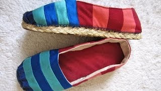 How to make Espadrilles [upl. by Nele]