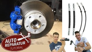 Bremsschlauch wechseln  Bremsen entlüften  DIY Tutorial [upl. by Alodi63]