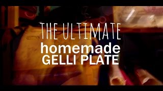 The Ultimate Homemade Gelli Plate [upl. by Asyar]