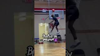 BLOCKED BY TAQUAVION 🏀🤣 basketball shorts short dunk [upl. by Nuahsed]