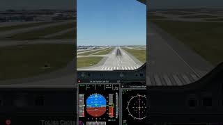 KATL 26La350 a350xwb butterlanding cockpit pilot xplane11 xplane12 xplane flight airbus [upl. by Diarmit]