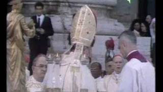 The Papal Inauguration Mass of John Paul I [upl. by Jillane409]