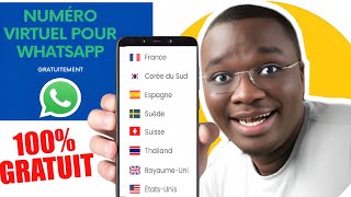 comment obtenir un numéro de téléphone virtuelle gratuitement  numéro virtuel gratuit [upl. by Olyhs]