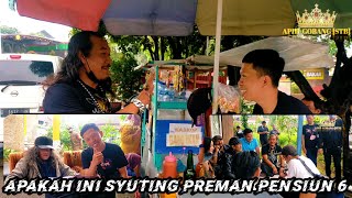 GREBEK KESERUAN SYUTING PARA PEMAIN PREMAN PENSIUN [upl. by Eleik]