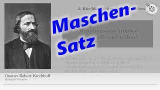 Maschenregel  Maschensatz [upl. by Fayette218]