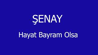 Hayat Bayram Olsa Sözleri Yazılı Lyrics Şenay [upl. by Malorie]