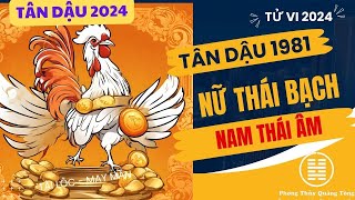 Tân Dậu 1981Tử vi Tân Dậu năm 2024 nam mạng nữ mạng Tân Dậu 1981 mệnh gì [upl. by Lalage]