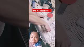 Cara melipat kayu⁉️ wood woodmaker diy [upl. by Ydok]