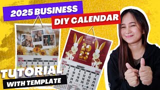 DIY Customized Calendar 2024 for Business  Free Download PDF Template [upl. by Efi]