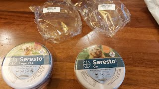 Fake Seresto Dog and Flea Collars  New Update new legitimate labelling better fake tricks [upl. by Anelagna]