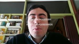 LEZIONI DI PORTOGHESE LEZ11 AGGETTIVI POSSESSIVI  ADJETIVOS POSSESSIVOS [upl. by Lajet]