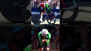 Giro DItalia 2024 Stage 14 ITT Ganna Winner Beats Pogacar Crash Sheffield [upl. by Ellehctim]