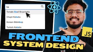 Frontend System Design Questions  Autosuggestion  Typeahead   HLD LLD Interview Experience 🔥🔥 [upl. by Airotciv]