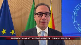 PUBBLICATA LA NUOVA LEGGE SUI LAVORI PUBBLICI IN SICILIA [upl. by Benedikt833]