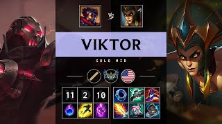 Viktor Mid vs Cassiopeia Dominating  NA Challenger Patch 1417 [upl. by Eimarrej452]