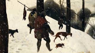 Motion Graphics Animation  Life in the Snow Pieter Bruegel [upl. by Ninel]