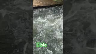 balade détente au bord de lIsle inspiration nature water shorts short shortvideo eau [upl. by Inalaehak]