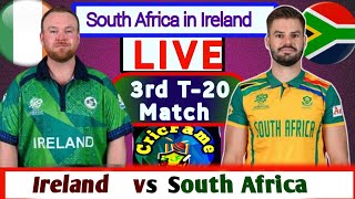 Ireland vs South Africa I SA vs IRE I 3rd T20 Match  Cricket Live I Cricfame [upl. by Fabrianne]