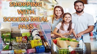 GROCERY SHOPPING WITH SODEXO MEAL PASS  REVIEW सोडेक्सो मील पास से किराना शॉपिंग और रिव्यू [upl. by Meean295]